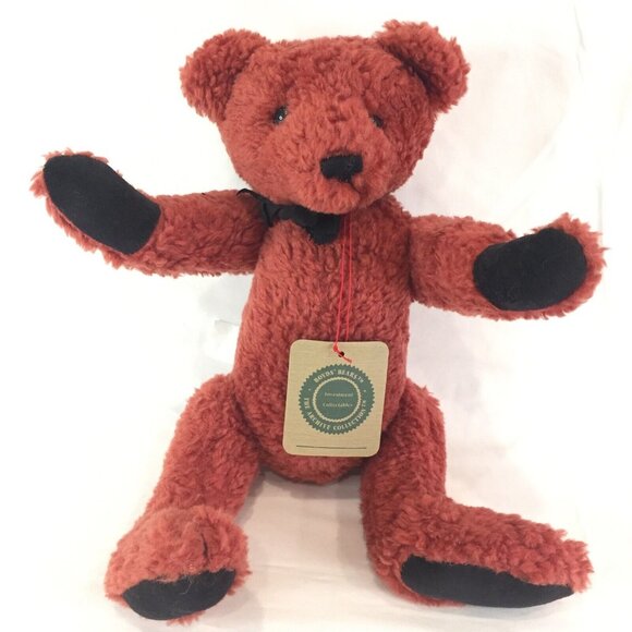 New The Boyds Collection J.B. Bean Series Jointed Red Bear Joe 13” Rare Retired - Picture 1 of 11